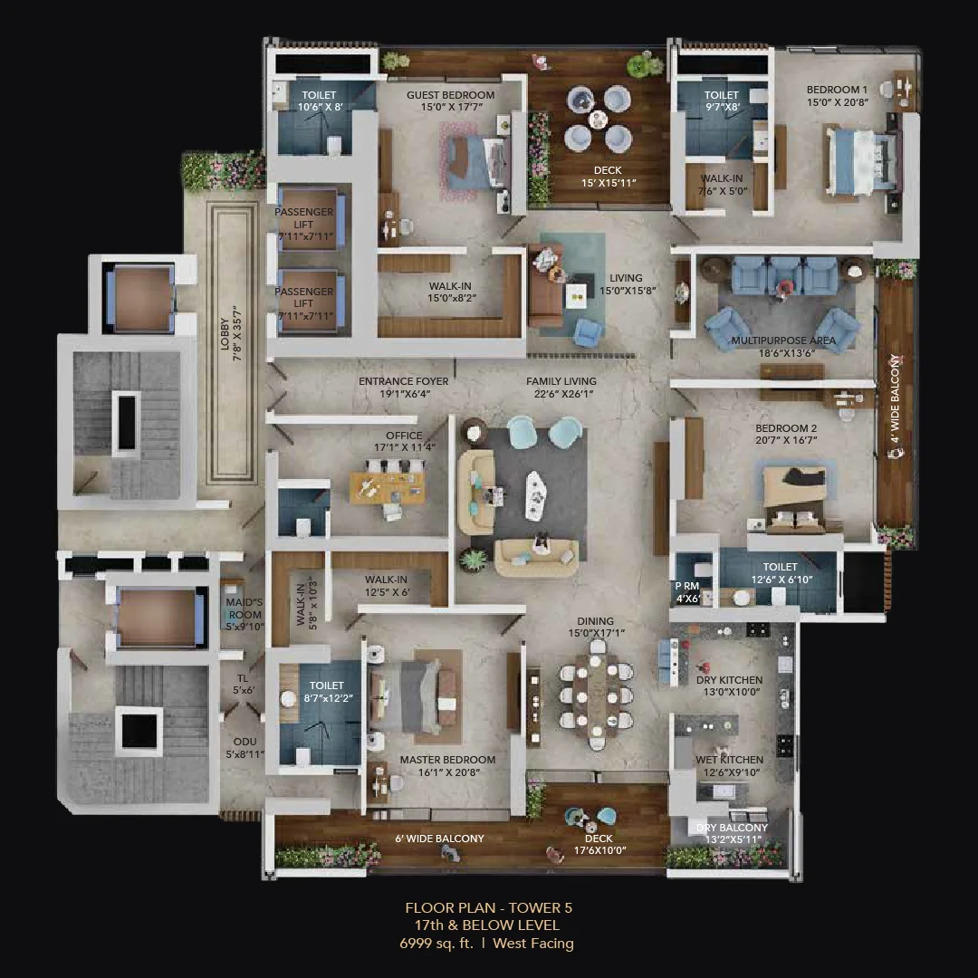 Sky Villa plan