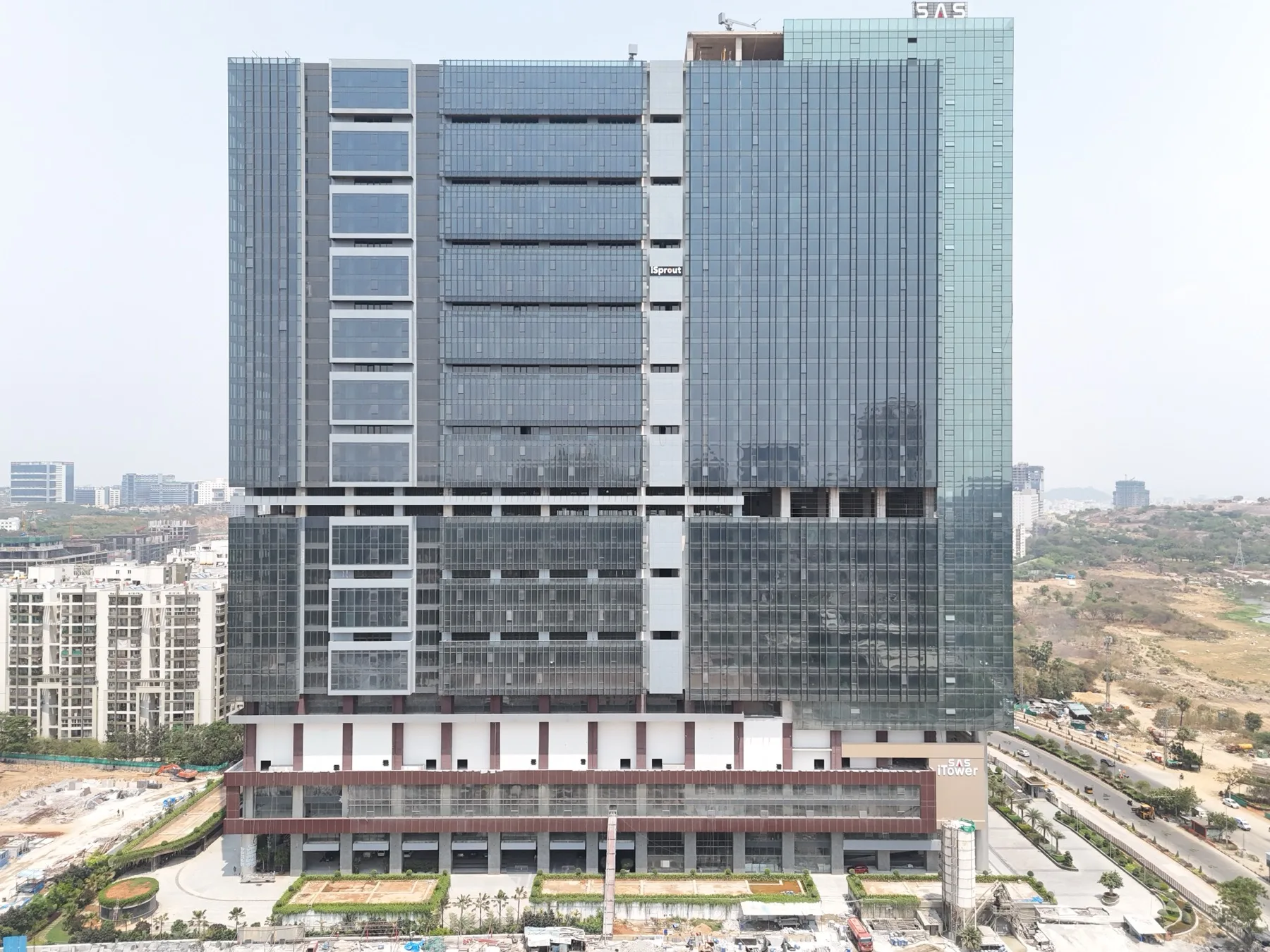 SAS iTower frontal view, April 2026