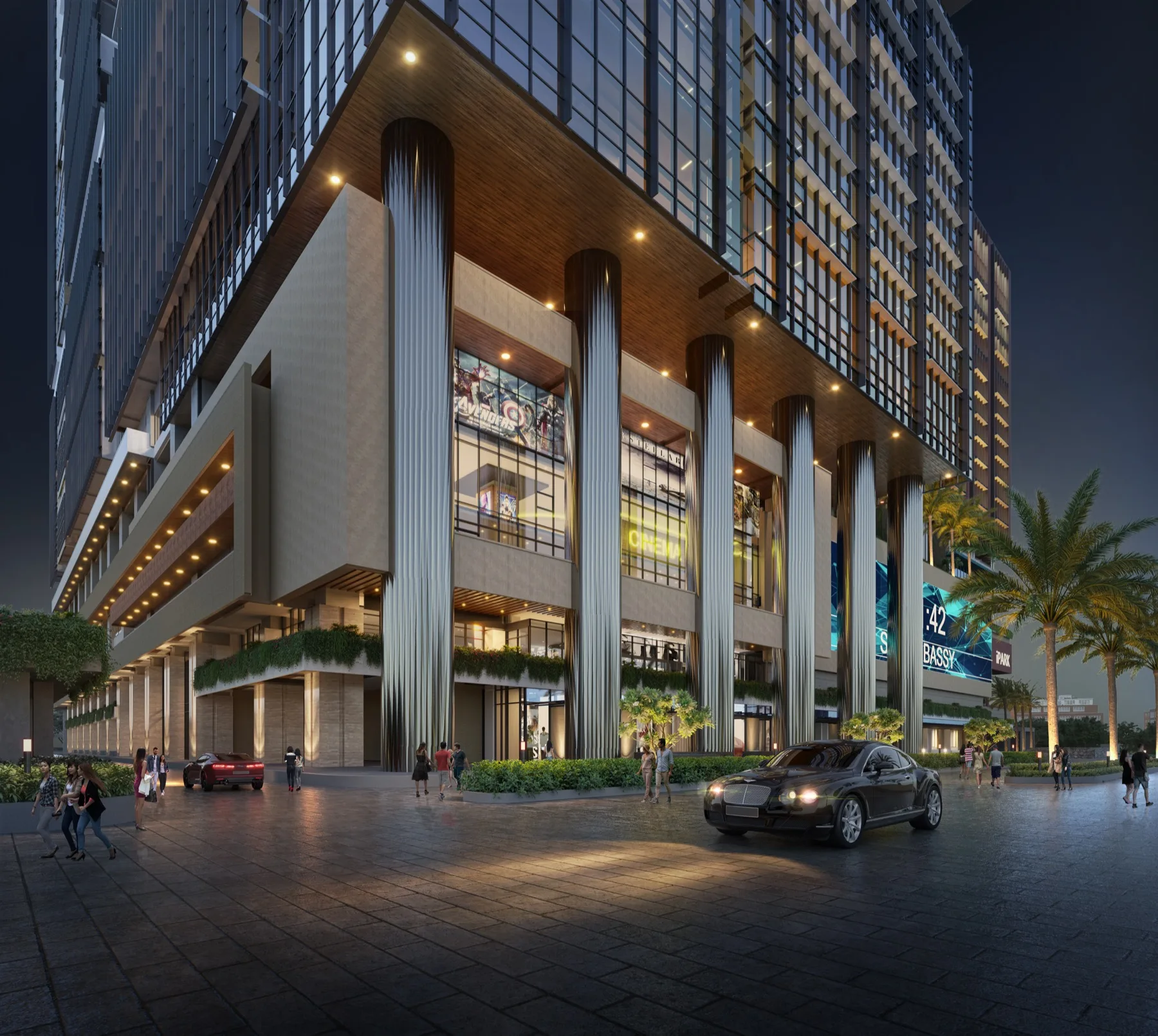 Digital façade · SAS iTower